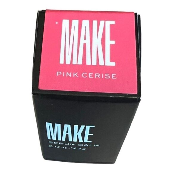 MAKE | Serum Balm Lip Color Pink Cruise Hydrating Voluminous Plumping Smoothing - Picture 6 of 9